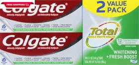 60121624 PALMOLIVE Total Whitening Boost Toothpaste Tube Pack #2
