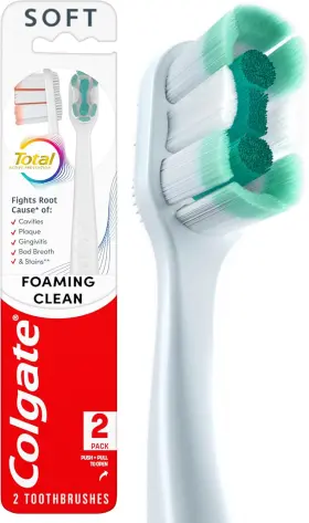 61043949 PALMOLIVE Total Foaming Clean Toothbrushes Bristle