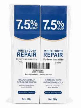X004N28DAB 7.5 NHAP Whitening Hydroxapatite Toothpaste Stain