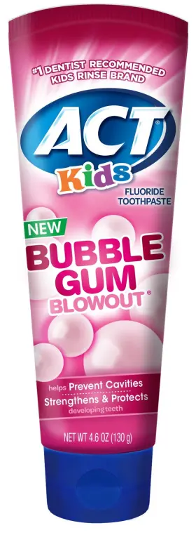 B077DQ3M5P ACT Kids Bubblegum Blowout Toothpaste Pack