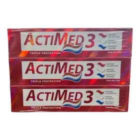 901177052738 ACTI MED 3 Toothpaste Triple Pack