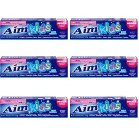 00062-1 AIM Pack Kids Bubbleberry Gel Anti Cavity Toothpaste