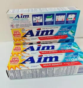 33200202028 AIM Pack Cavity Benefit Ultra Gel Toothpaste #2