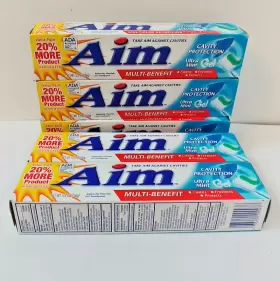 33200202028 AIM Pack Cavity Benefit Ultra Gel Toothpaste