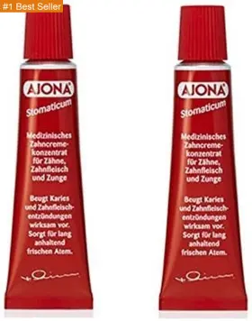 Ajona 744110598865 Stomatikum Toothpaste 25ml Pack Of 2