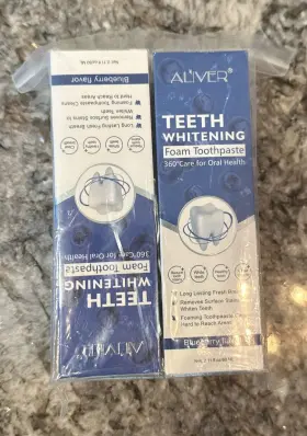 307372075113 ALIVER Alftiver Whitening Foam Toothpaste Flavor #3