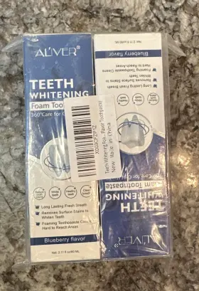 307372075113 ALIVER Alftiver Whitening Foam Toothpaste Flavor