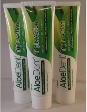 E1565A ALOE DENT Triple Action Vera Fluoride Toothpaste