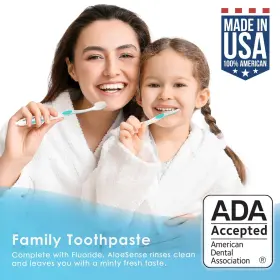 034563100501 ALOESENSE Fluoride Toothpaste Naturally Gum #3