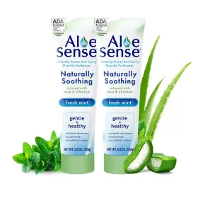 034563100501 ALOESENSE Fluoride Toothpaste Naturally Gum