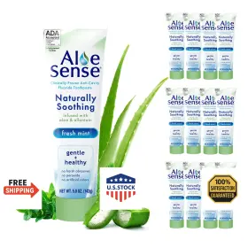 B078X2VGWZ ALOESENSE Naturally Toothpaste Sensitive Gum Care