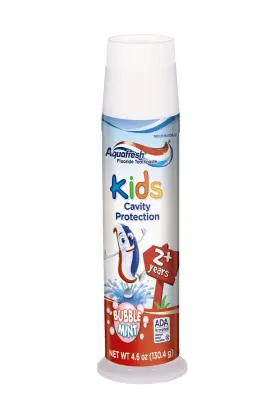 678635 AQUAFRESH Kids Pump Cavity Bubble Fluoride Toothpaste
