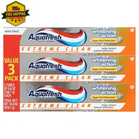 751016814371 AQUAFRESH Extreme Clean Whitening Action Pack