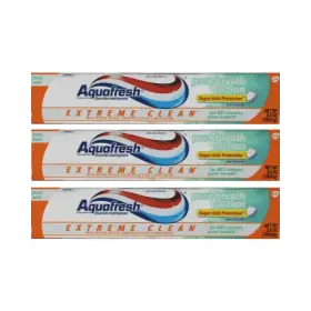 767571573950 AQUAFRESH Extreme Clean Fluoride Toothpaste Pure