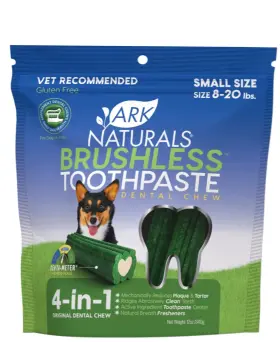 B00626UCAY ARK NATURALS Brushless Dog Dental Chews Breath