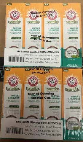 10033200002175 ARM HAMMER Whiten Strengthen Fluoride Pack
