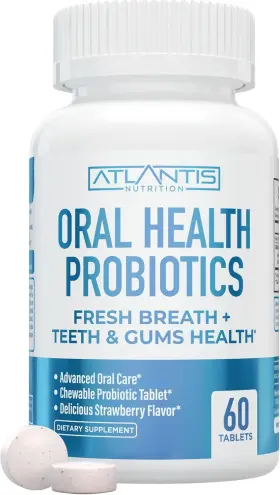 628693636353 ATLANTIS NUTRITION Oral Probiotics Chewable Pack