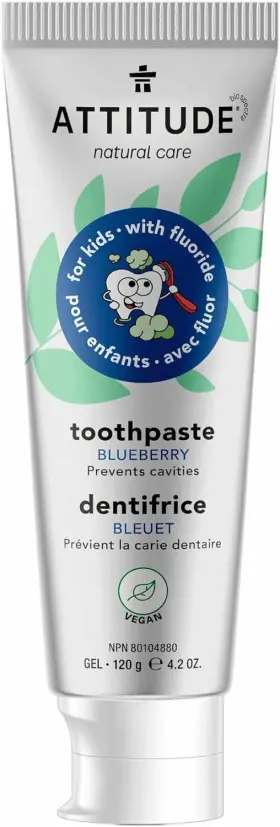 16723 ATTITUDE Toothpaste Fluoride Decay Cavities Vegan