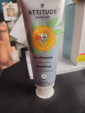 626232167252 ATTITUDE Kids Toothpaste Fluoride Mango Natural