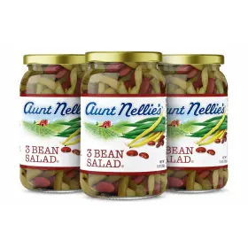 445038296293 AUNT NELLIES Bean Salad Classic Sweet Tangy Eat