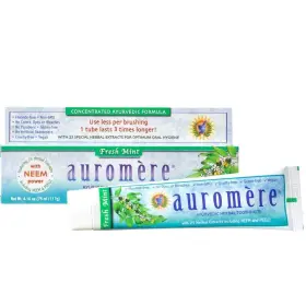 129600365347 AUROMERE Ayurvedic Toothpaste Vegan Natural Gmo