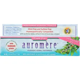 AU0066 AUROMERE Ayurvedic Herbal Toothpaste Foam