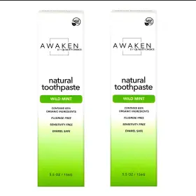 99749 AWAKEN BY QUALITY CHOICE Natural Toothpaste Fluoride