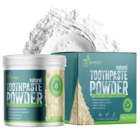 TP01 BAMBOEARTH Natural Fluoride Toothpaste Powder Whitening