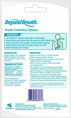 K060570 BEYOND BREATH Freshening Capsules Fresher Inside #2