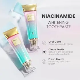 023263321915 BODYACCEL Niacinamide Whitening Toothpaste #2