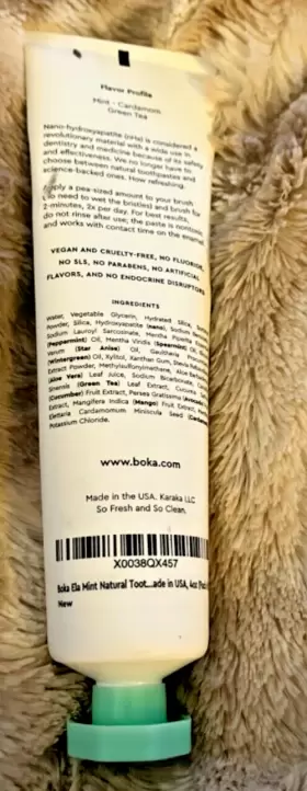 445022922931 BOKA Fluoride Whitening Toothpaste Anti Ela #3