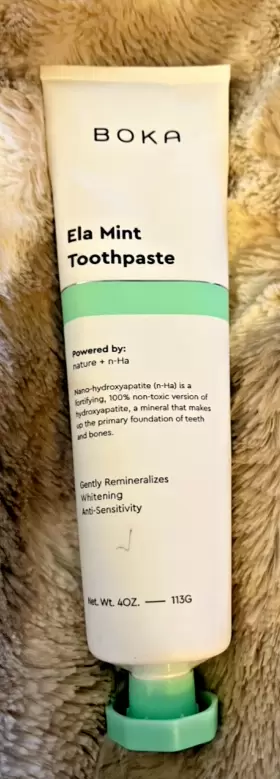 445022922931 BOKA Fluoride Whitening Toothpaste Anti Ela