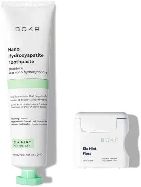 445048571519 BOKA Toothpaste Floss Ela Nano Hydroxyapatite