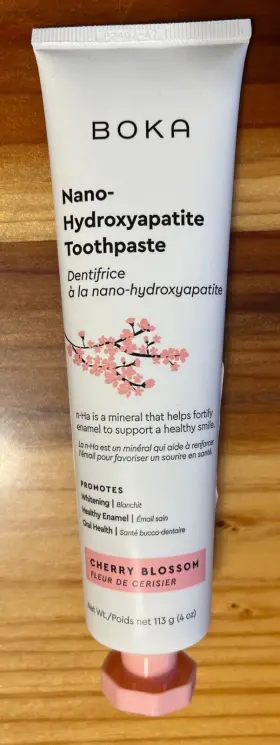 850049838108 BOKA Nano Hydroxyapatite Toothpaste Cherry