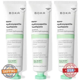 B0BYFJS7DV BOKA Fluoride Nano Hydroxyapatite Toothpaste Ela