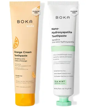 Boka Bokthpemoc2pk4ozca Fluoride Free Toothpaste Nano Hydroxyapatite 4 Ounce Pack Of 2