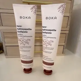 Boka P239-143 Nano-hydroxyapatite Vanilla Cardamom Fluoride-free Vegan Toothpaste 4 Oz