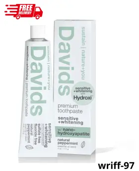 313051670611 TOOTHPASTE Davids Fluoride Nano Hydroxyapatite