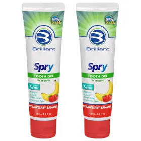 00532-PRT BRILLIANT Kids Spry Xylitol Toothpaste Gel Fluoride #2