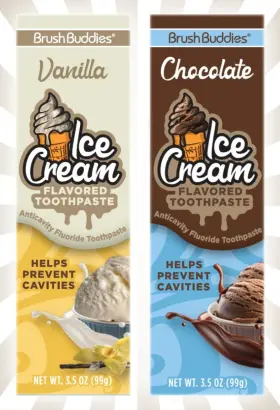 810147885183 BRUSH BUDDIES Vanilla Chocolate Cream Flavored