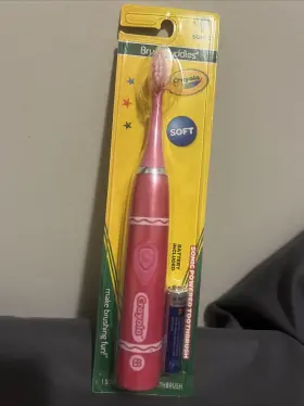 Sonic BRUSH BUDDIES Crayola Pink Electric Toothbrushing