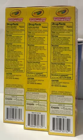 850048327306 BRUSH BUDDIES Crayola Silly Scents Fluoride #2