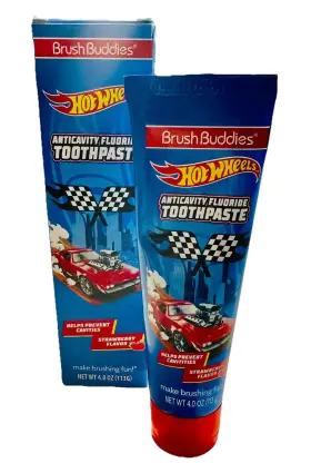 88047-A BRUSH BUDDIES Wheels Anticavity Fluoride Toothpaste