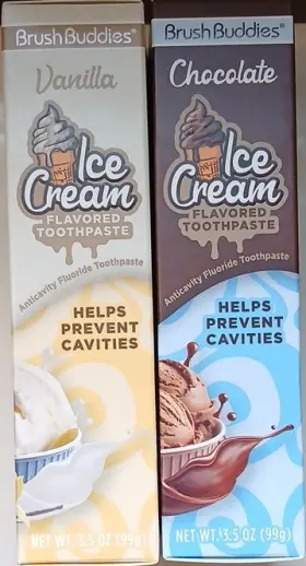 88517 BRUSH BUDDIES Cream Flavored Fluoride Toothpaste