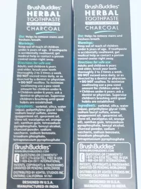 95171-12 BRUSH BUDDIES Herbal Toothpaste Fluoride Tubes #2