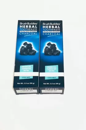 95171-12 BRUSH BUDDIES Herbal Toothpaste Fluoride Tubes