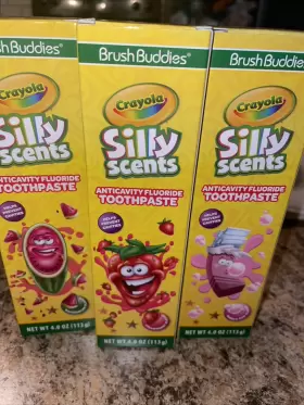 850048327313 BRUSH BUDIES Crayola Silly Scents Anticavity Gum #2