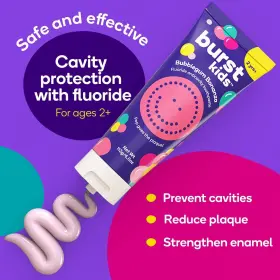 FETEGT763 BURST Burstkids Bubblegum Bonanza Kids Toothpaste #3