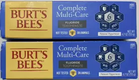 030772059227 BURTS BEES Care Fluoride Toothpaste Peppermint