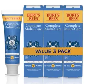 030772059586 BURTS BEES Pack Care Fluoride Toothpaste
